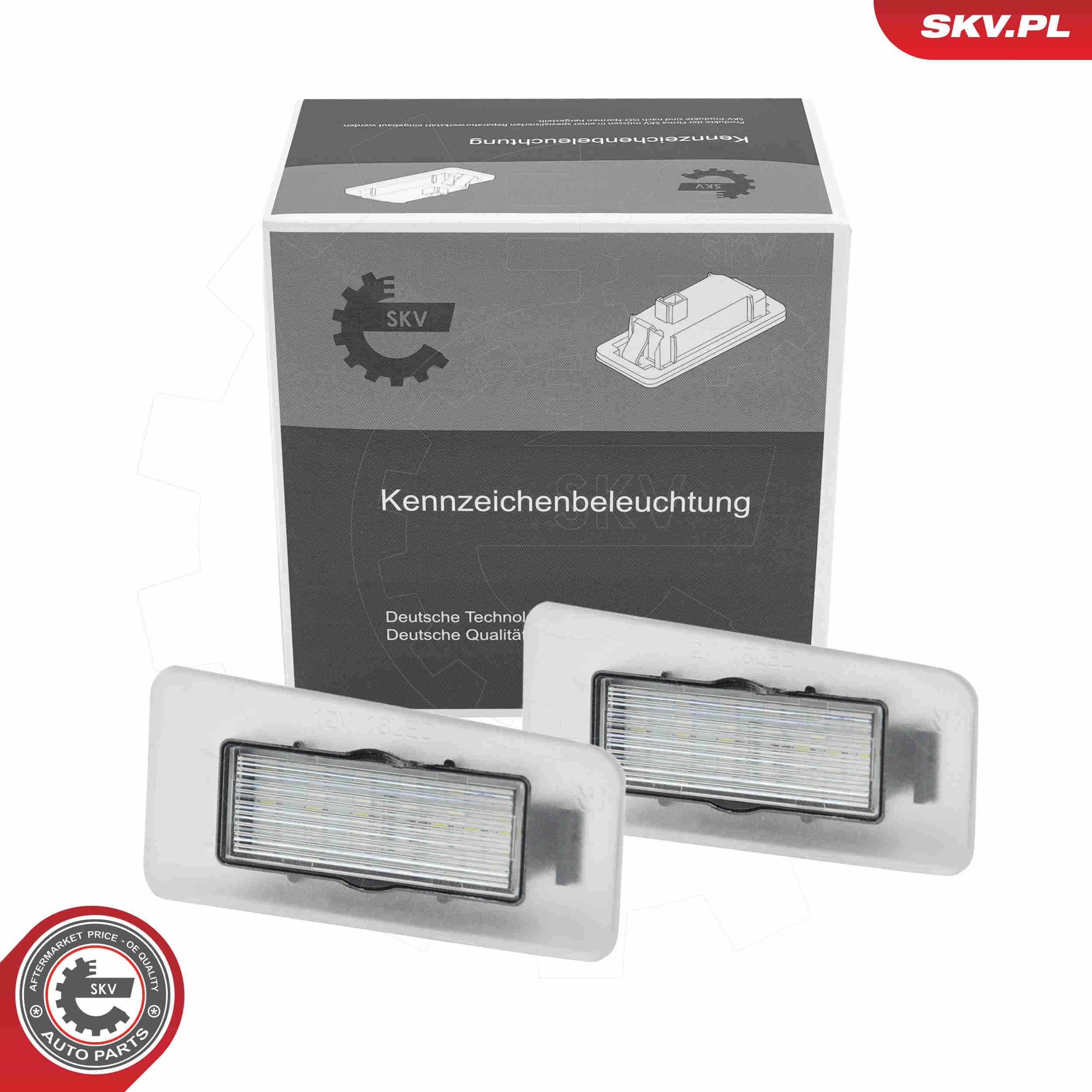SKV Osvetlenie poznávacej značky 72SKV598 1