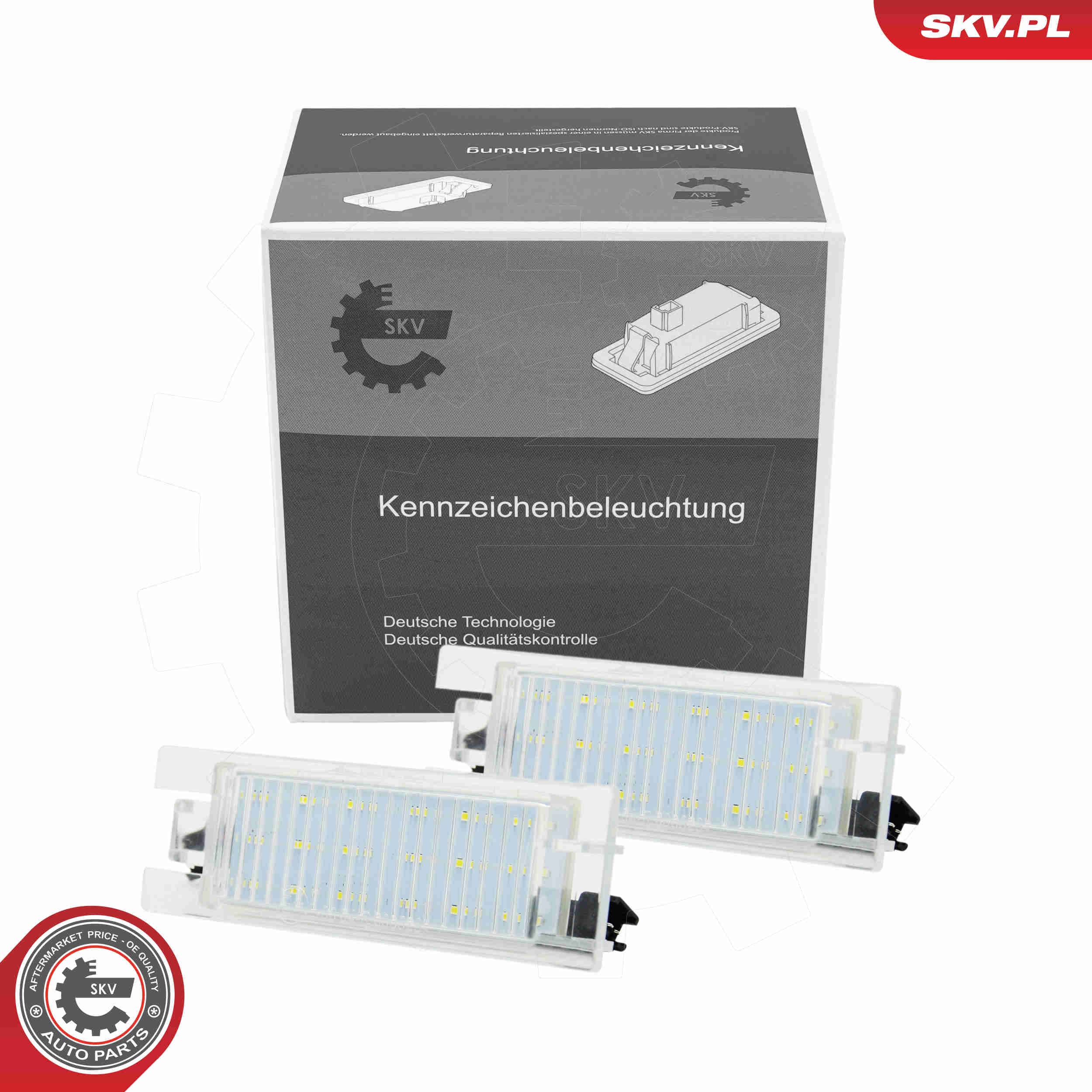 SKV Osvetlenie poznávacej značky 72SKV616 1
