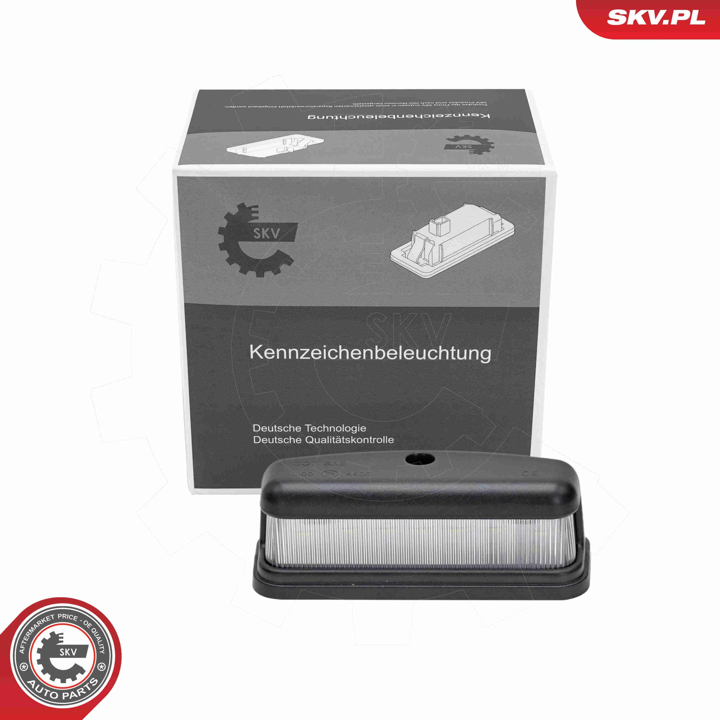 SKV Osvetlenie poznávacej značky 72SKV617 1