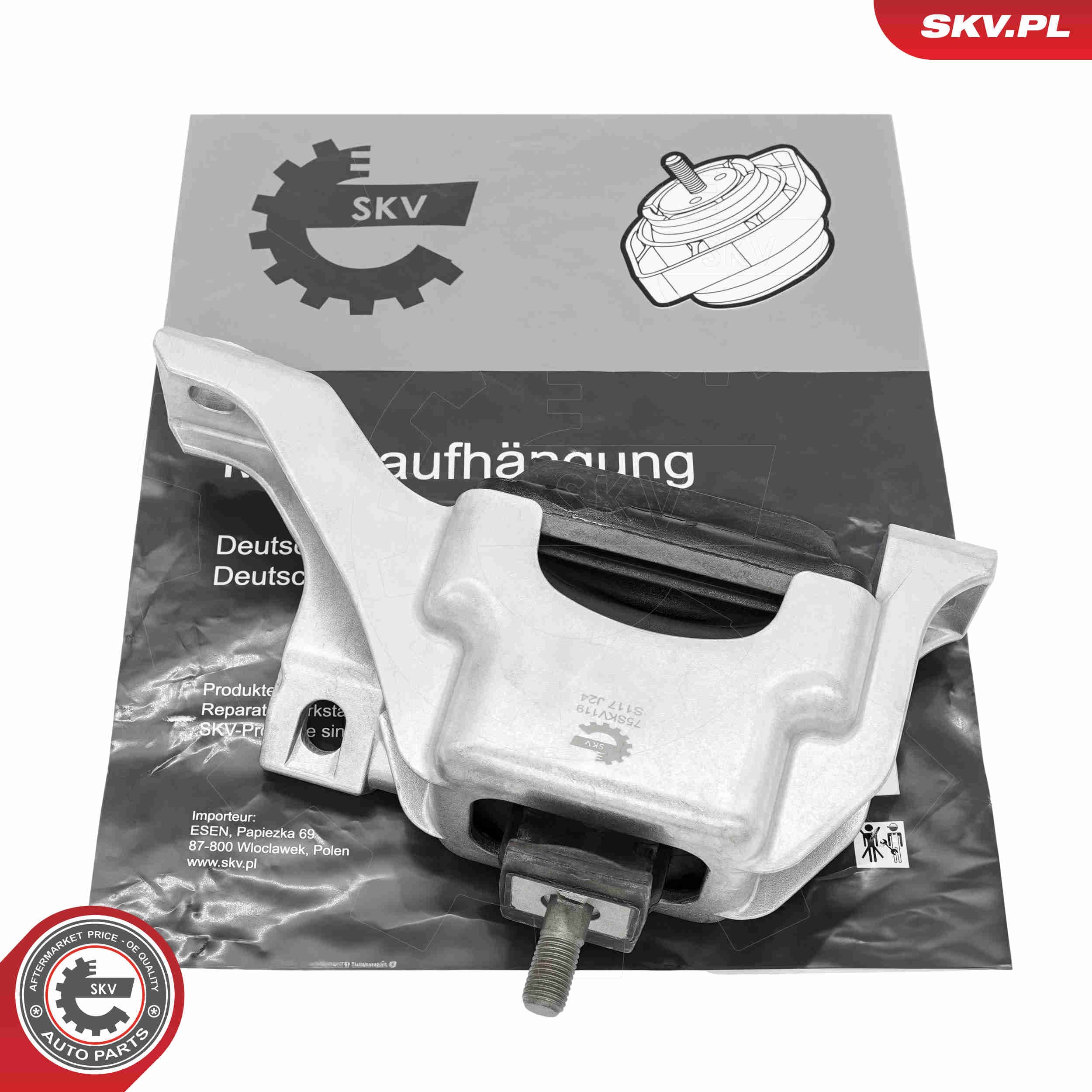 SKV Uloženie motora 75SKV119 1