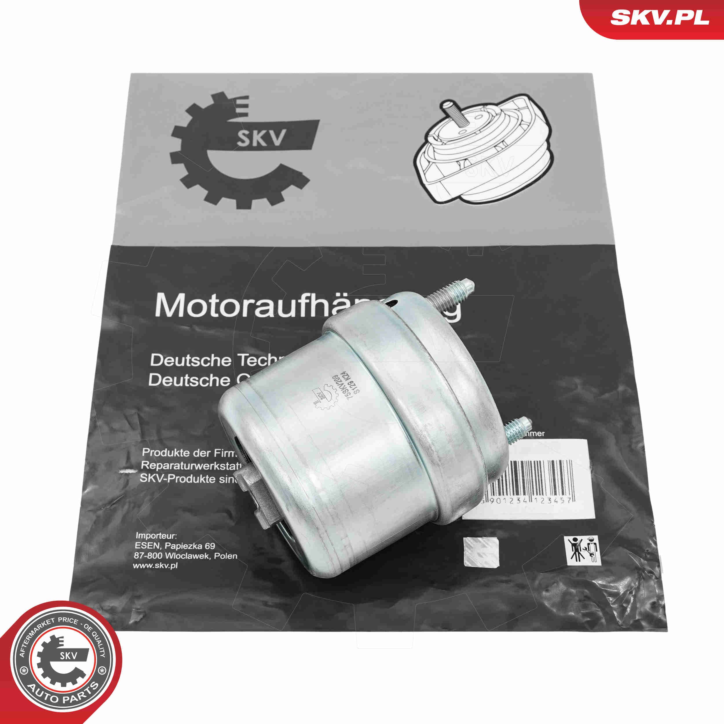 SKV Uloženie motora 75SKV209 1