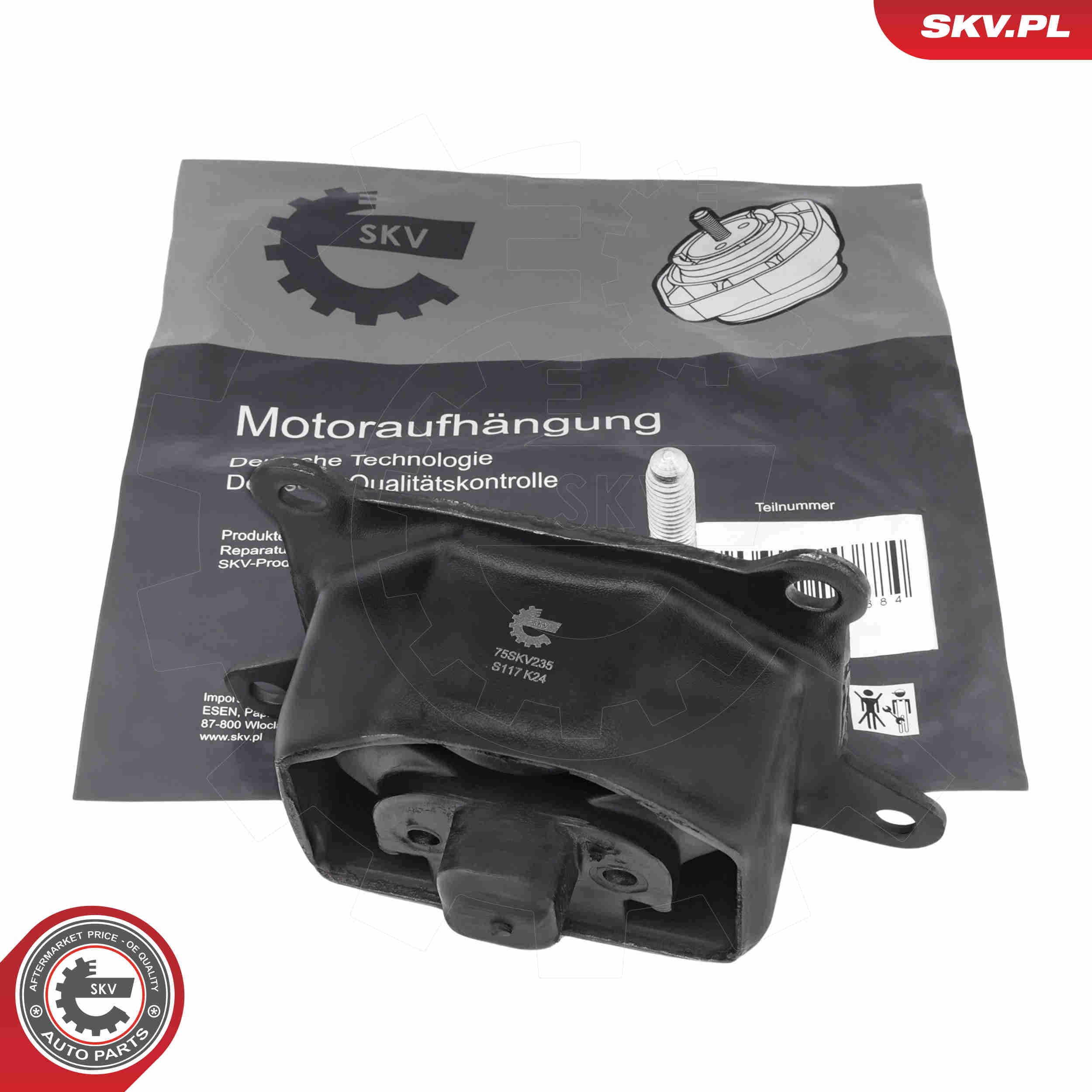 SKV Uloženie motora 75SKV235 1