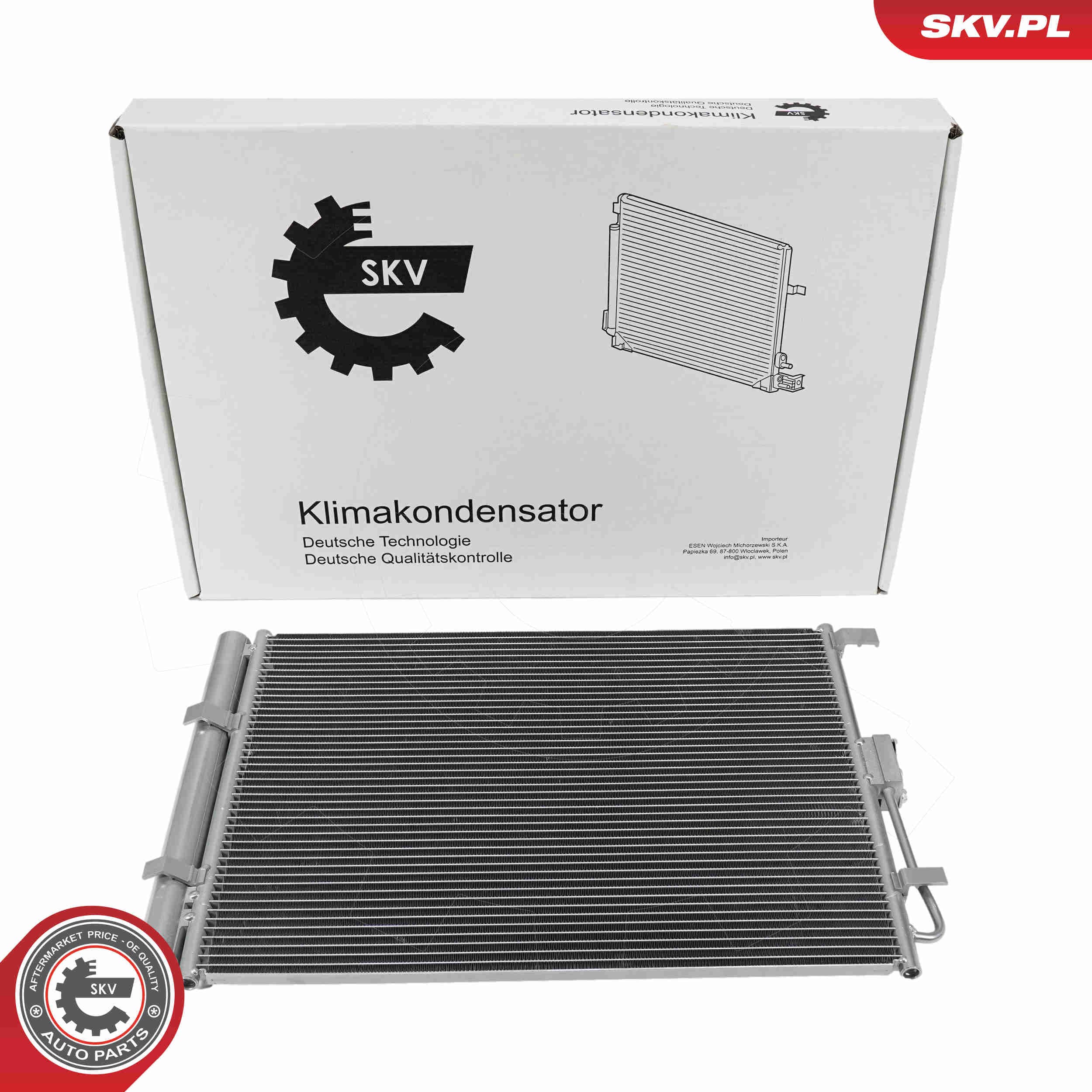 SKV Kondenzátor klimatizácie 86SKV072 1