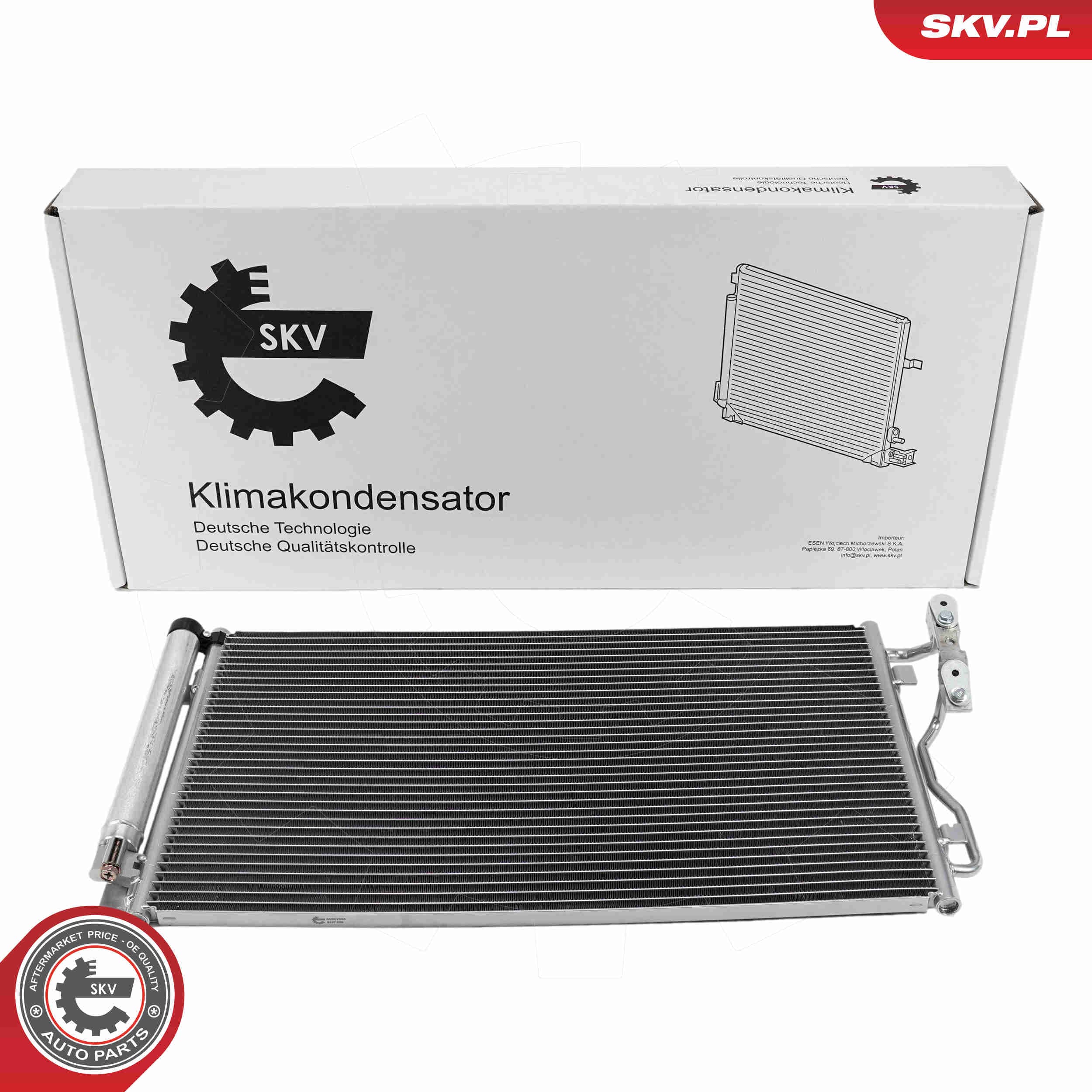 SKV Kondenzátor klimatizácie 86SKV085 1