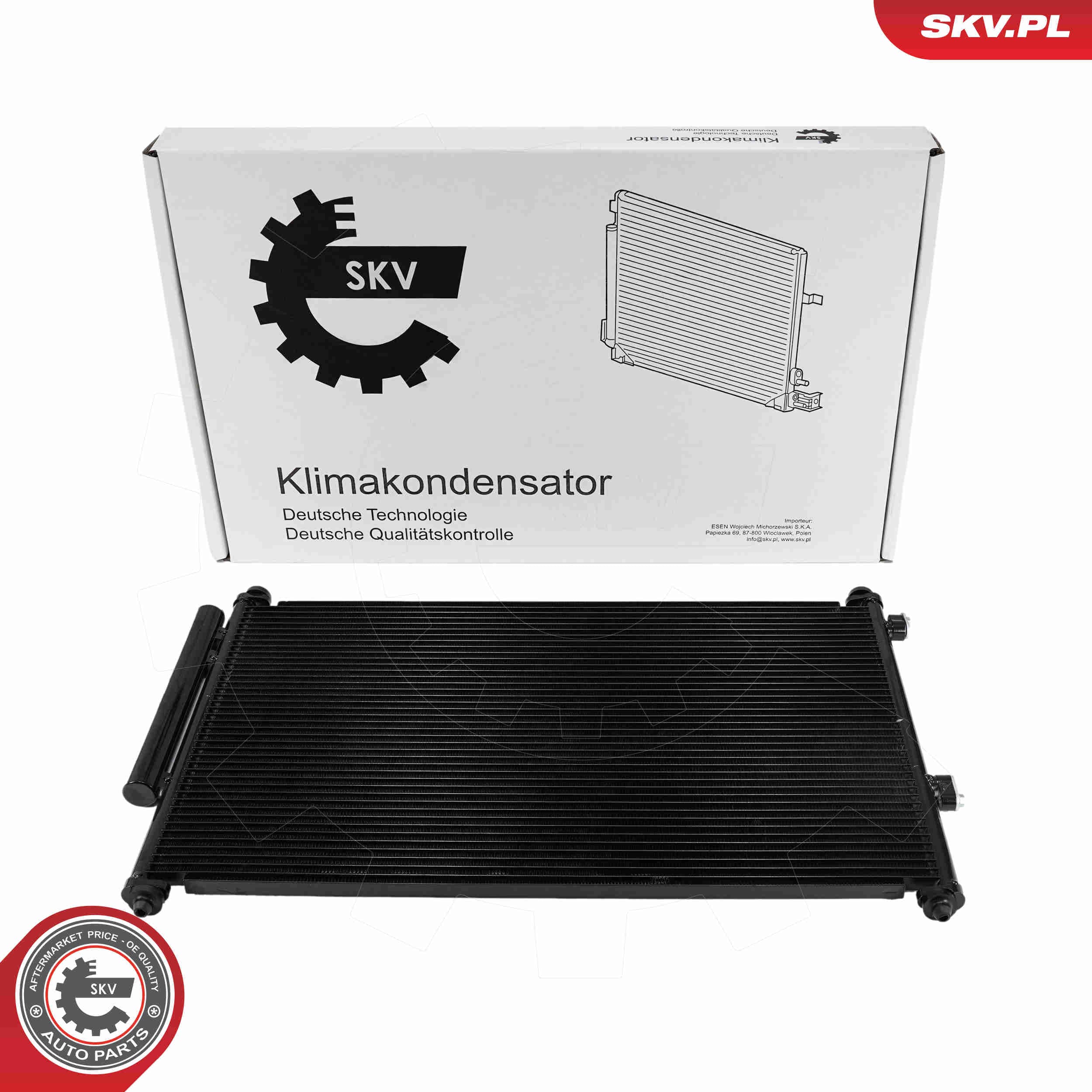 SKV Kondenzátor klimatizácie 86SKV157 1