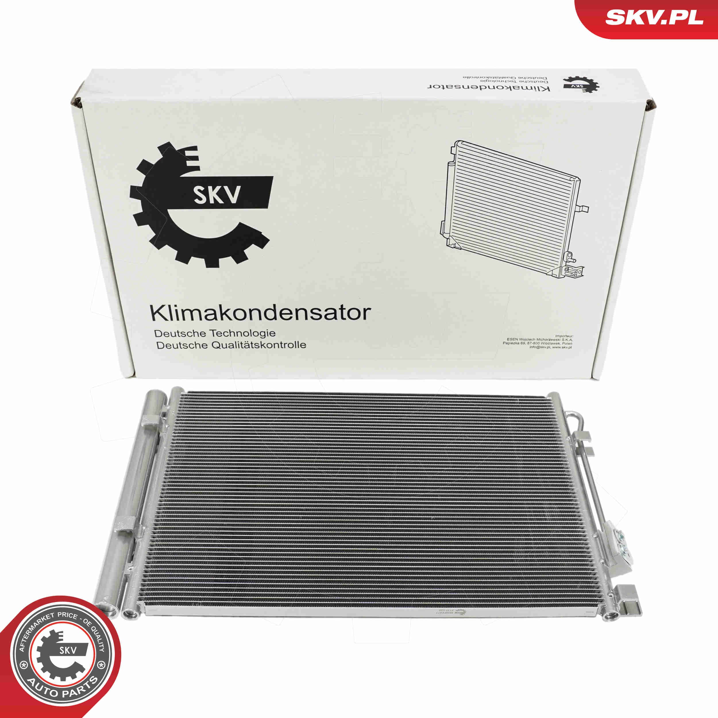 SKV Kondenzátor klimatizácie 86SKV277 1