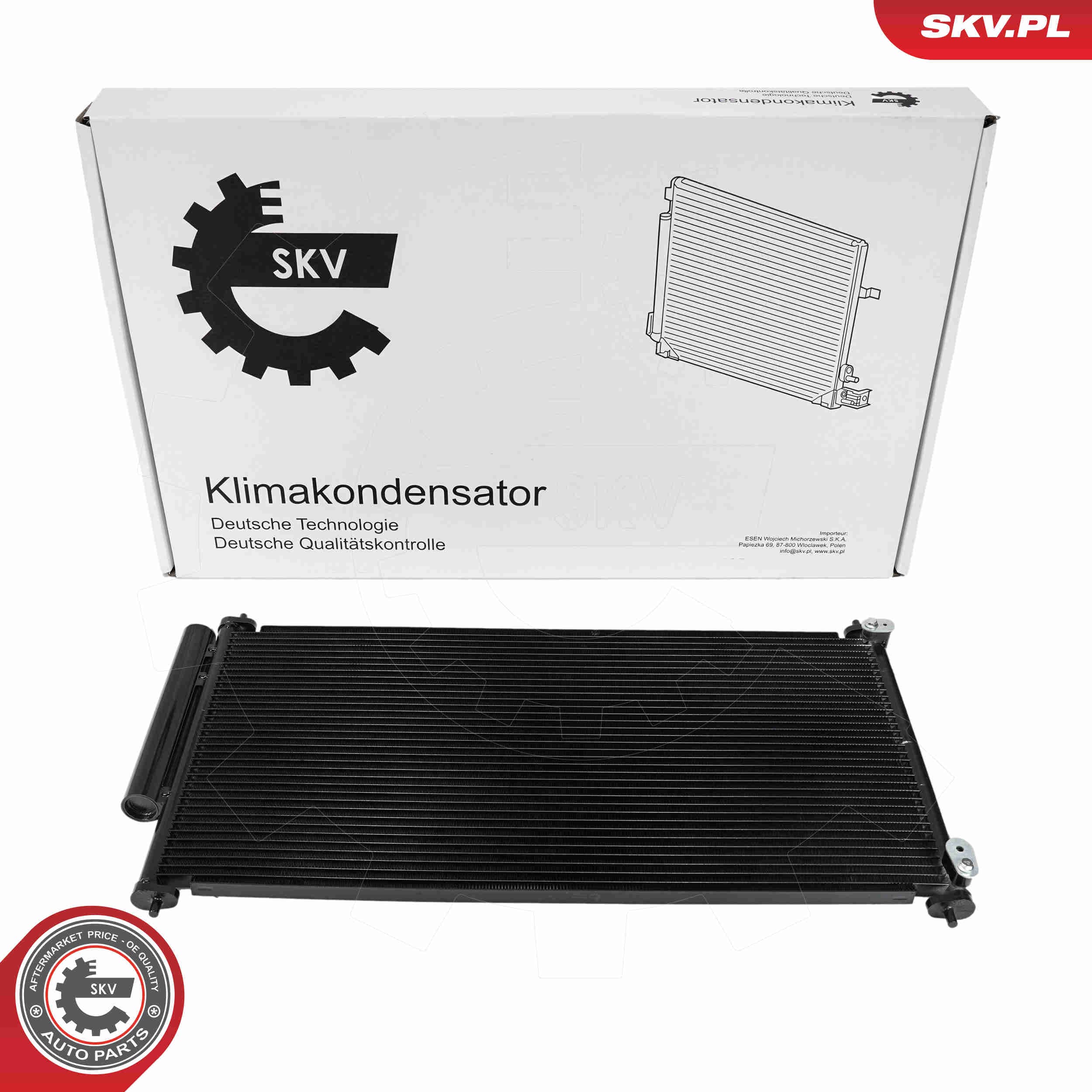 SKV Kondenzátor klimatizácie 86SKV296 1