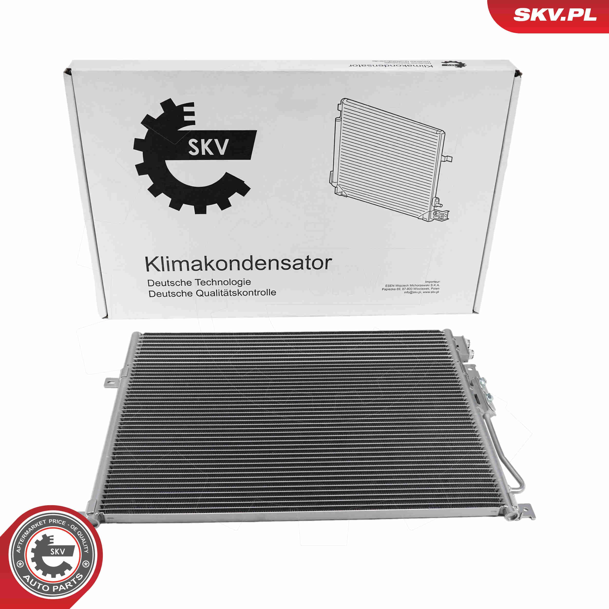 SKV Kondenzátor klimatizácie 86SKV350 1