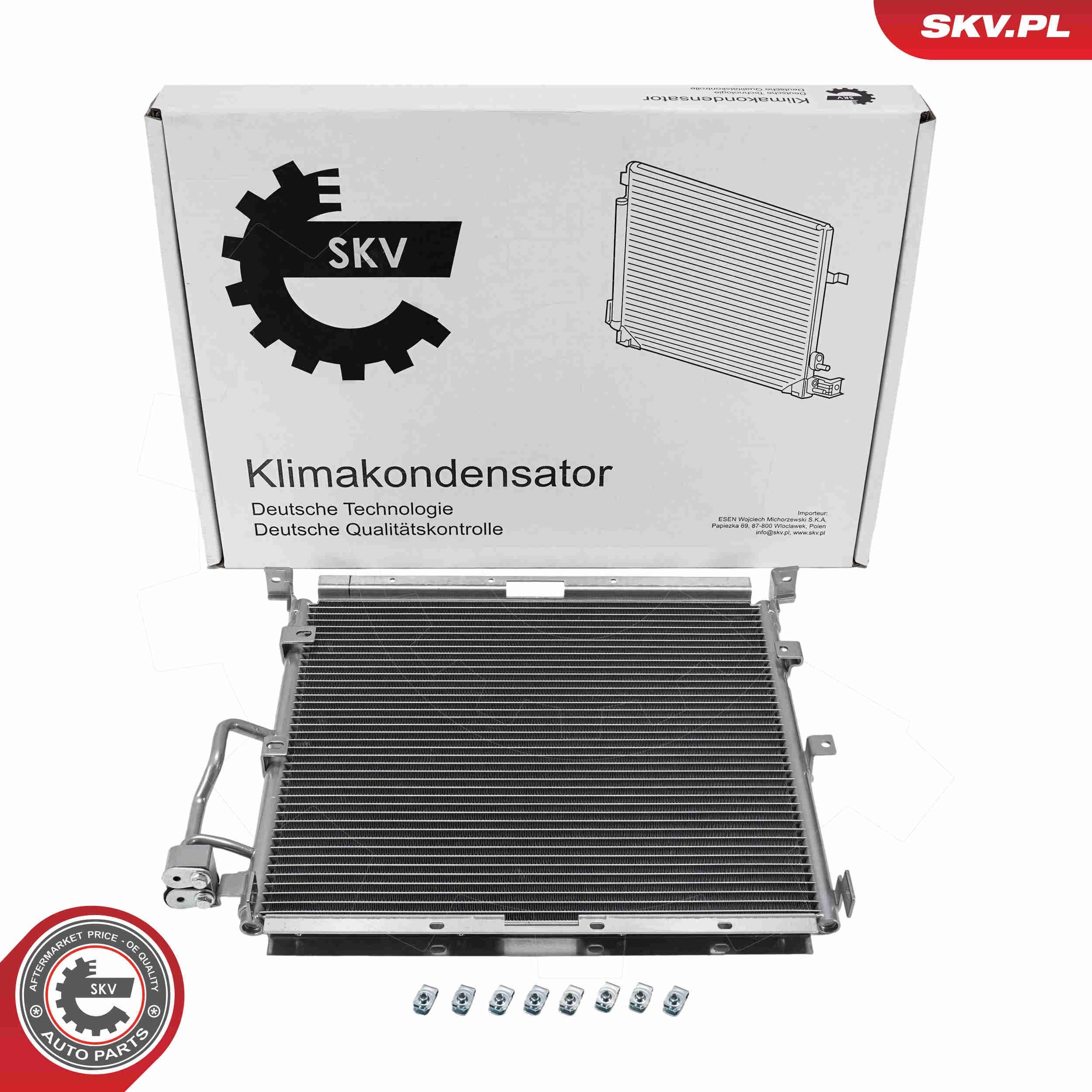 SKV Kondenzátor klimatizácie 86SKV365 1