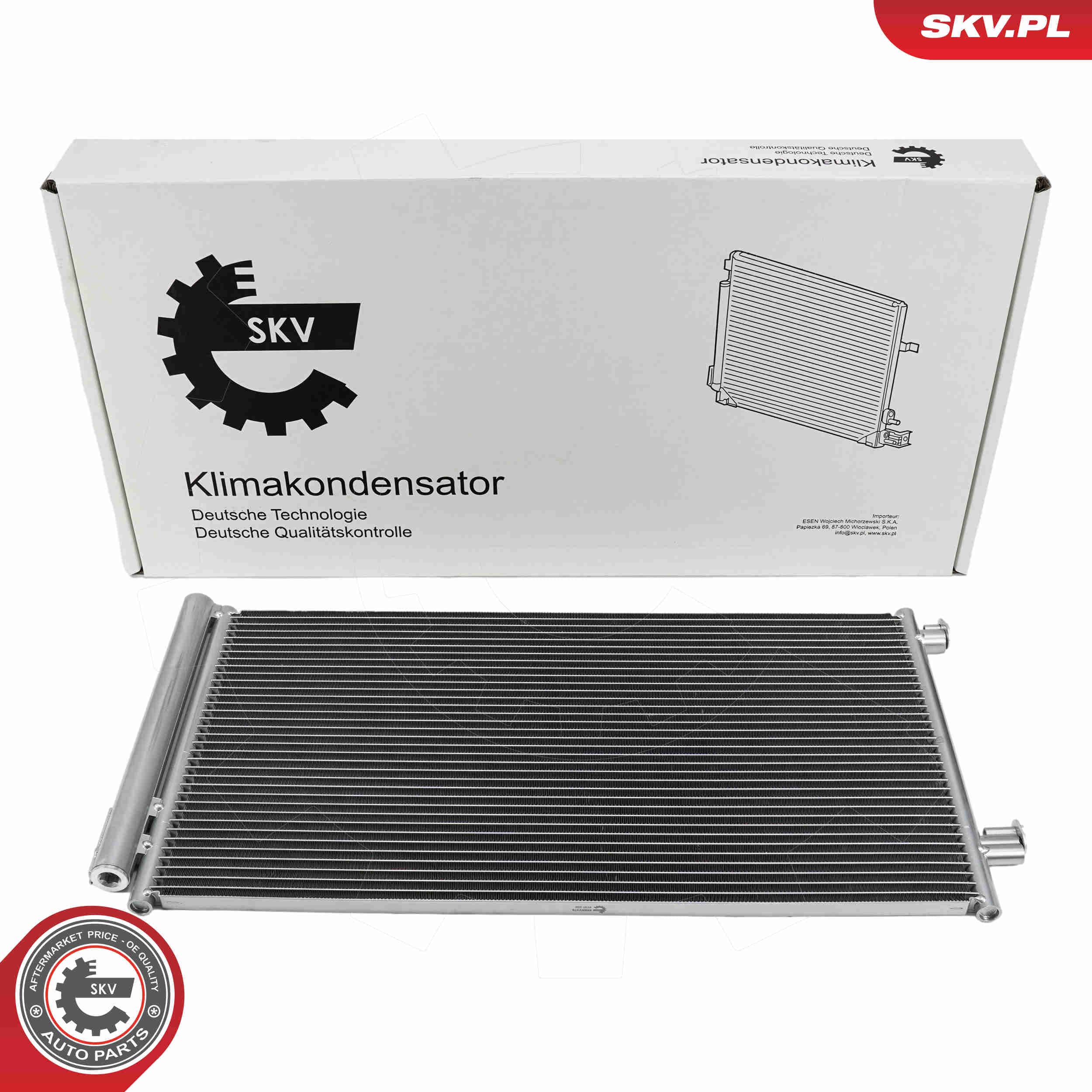 SKV Kondenzátor klimatizácie 86SKV376 1