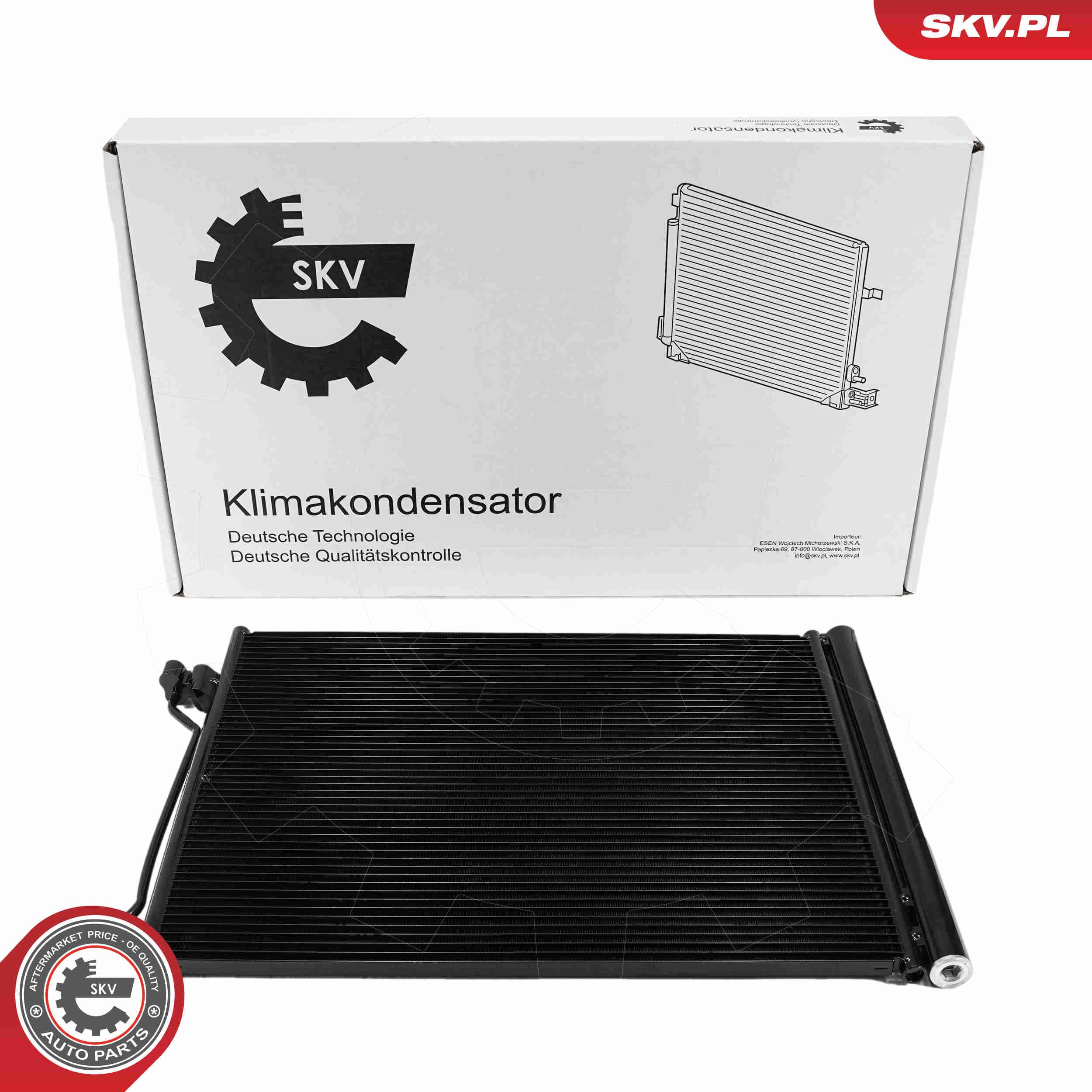 SKV Kondenzátor klimatizácie 86SKV409 1