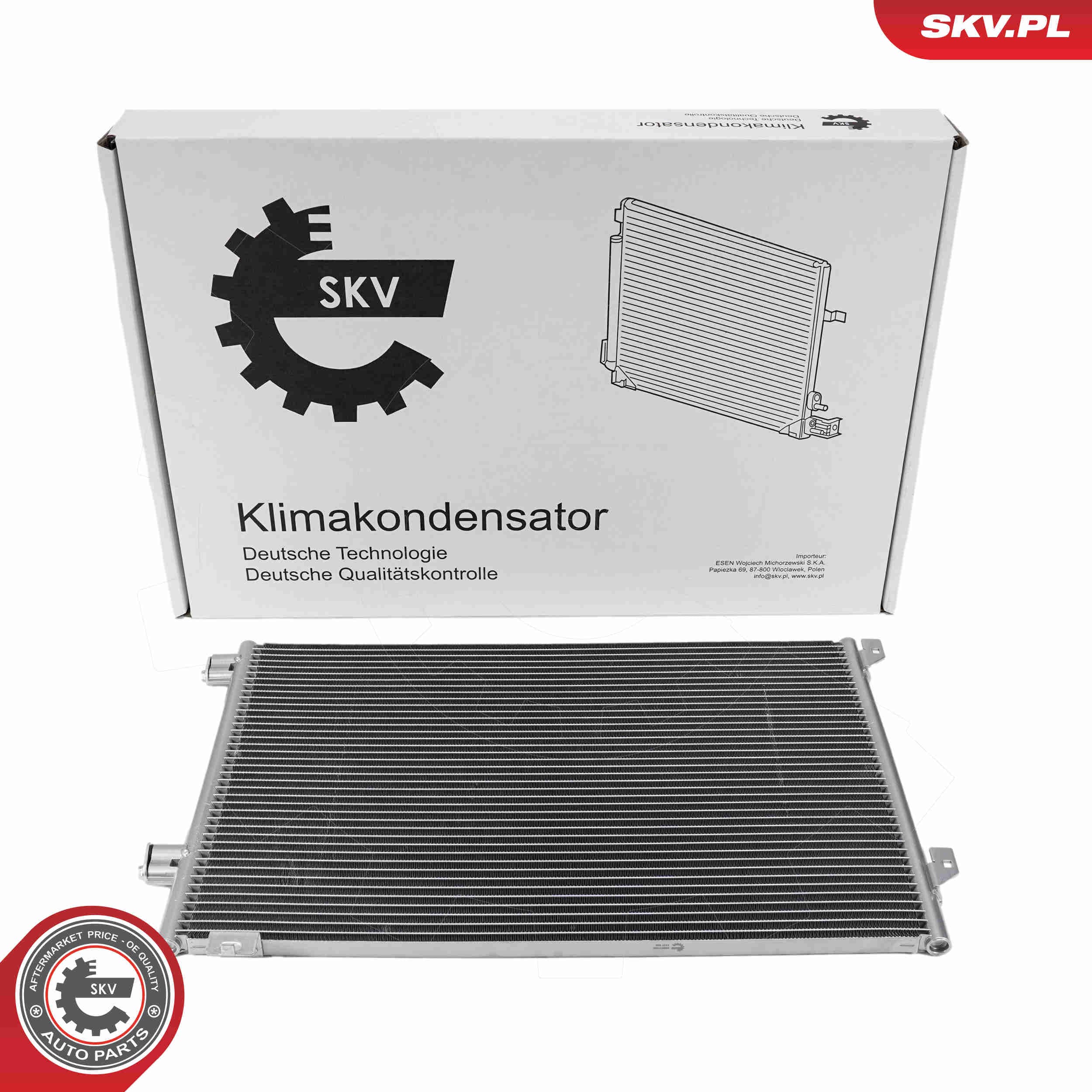 SKV Kondenzátor klimatizácie 86SKV558 1