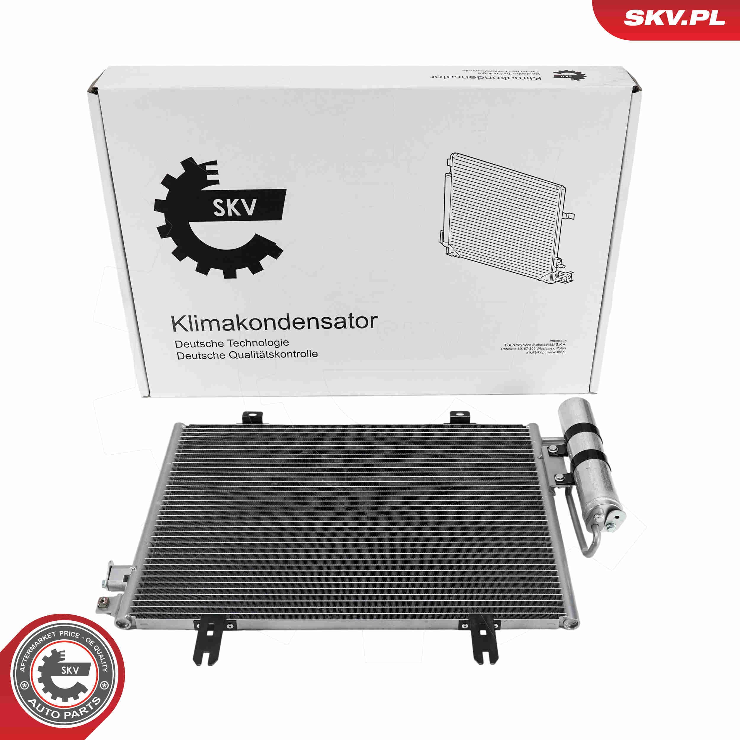 SKV Kondenzátor klimatizácie 86SKV573 1