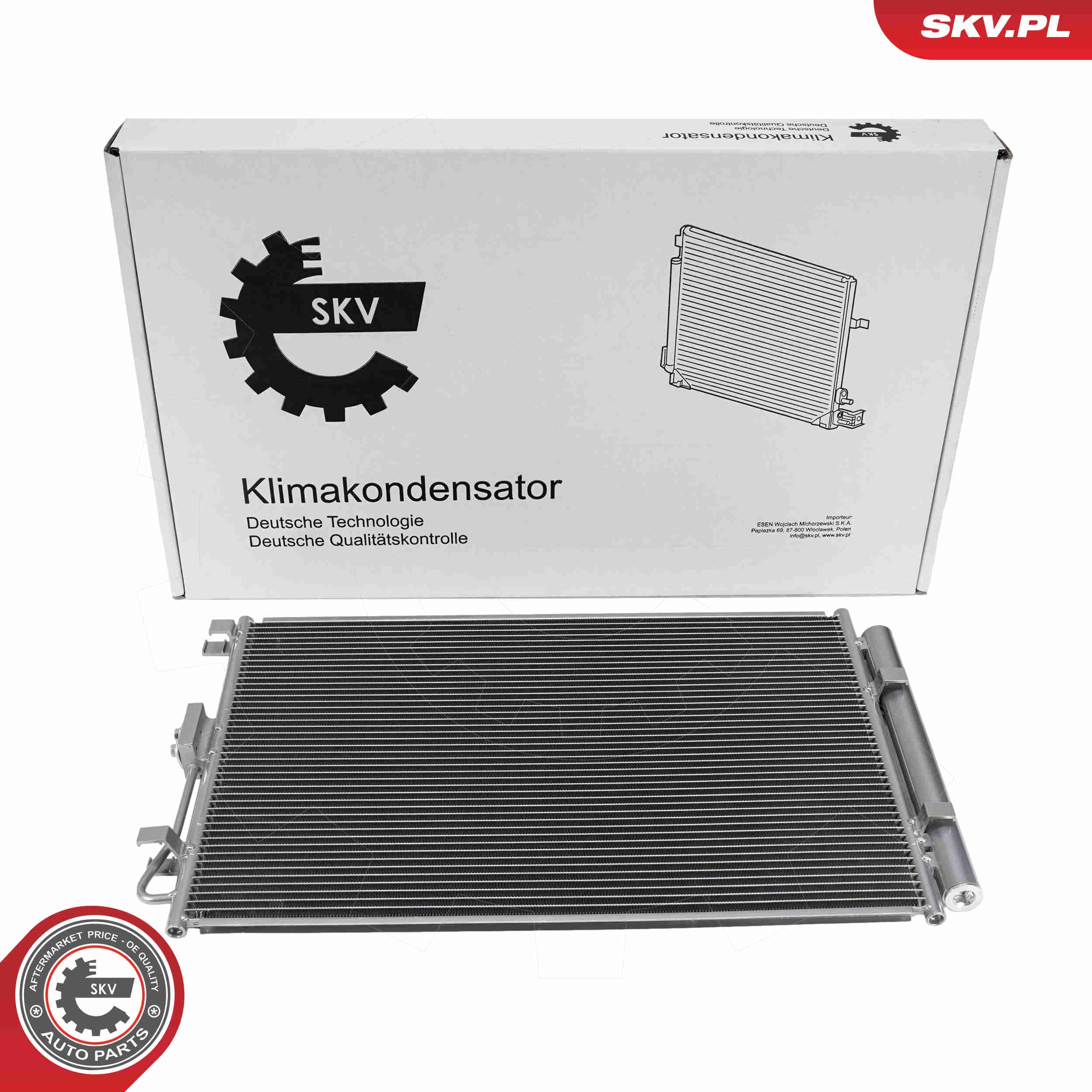 SKV Kondenzátor klimatizácie 86SKV606 1