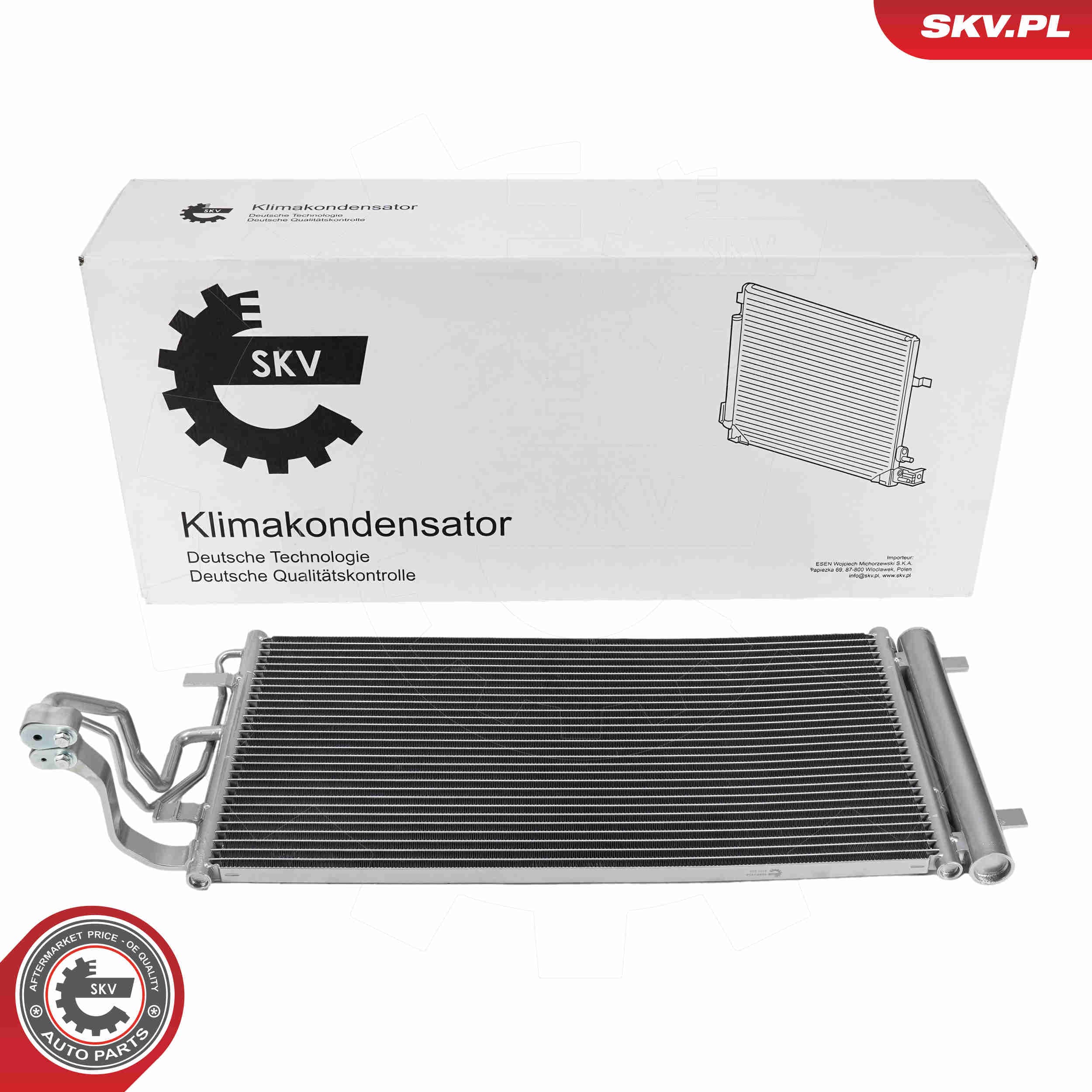 SKV Kondenzátor klimatizácie 86SKV624 1