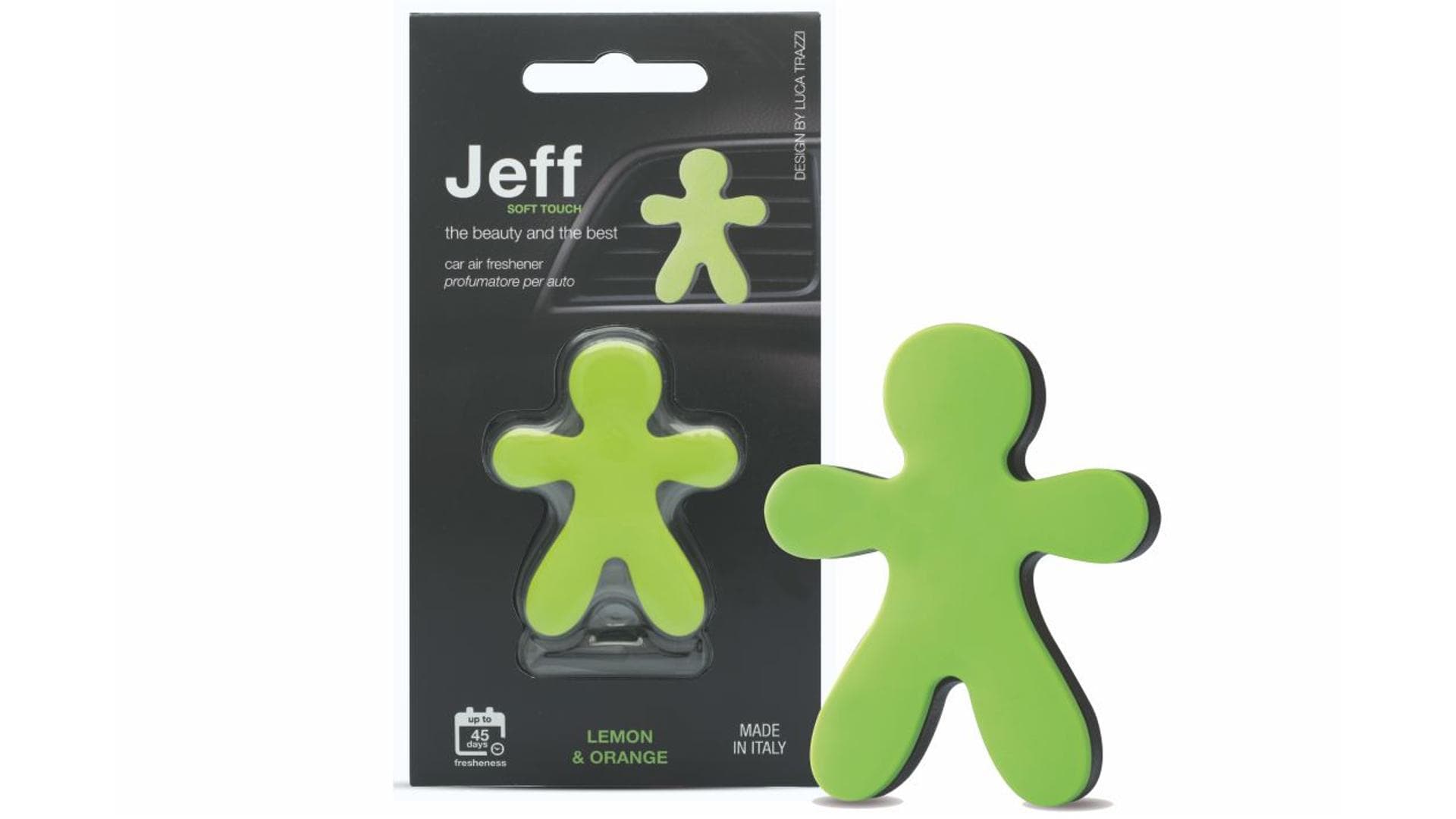 JEFF osviežovač vzduchu zelený soft - Lemon & Orange