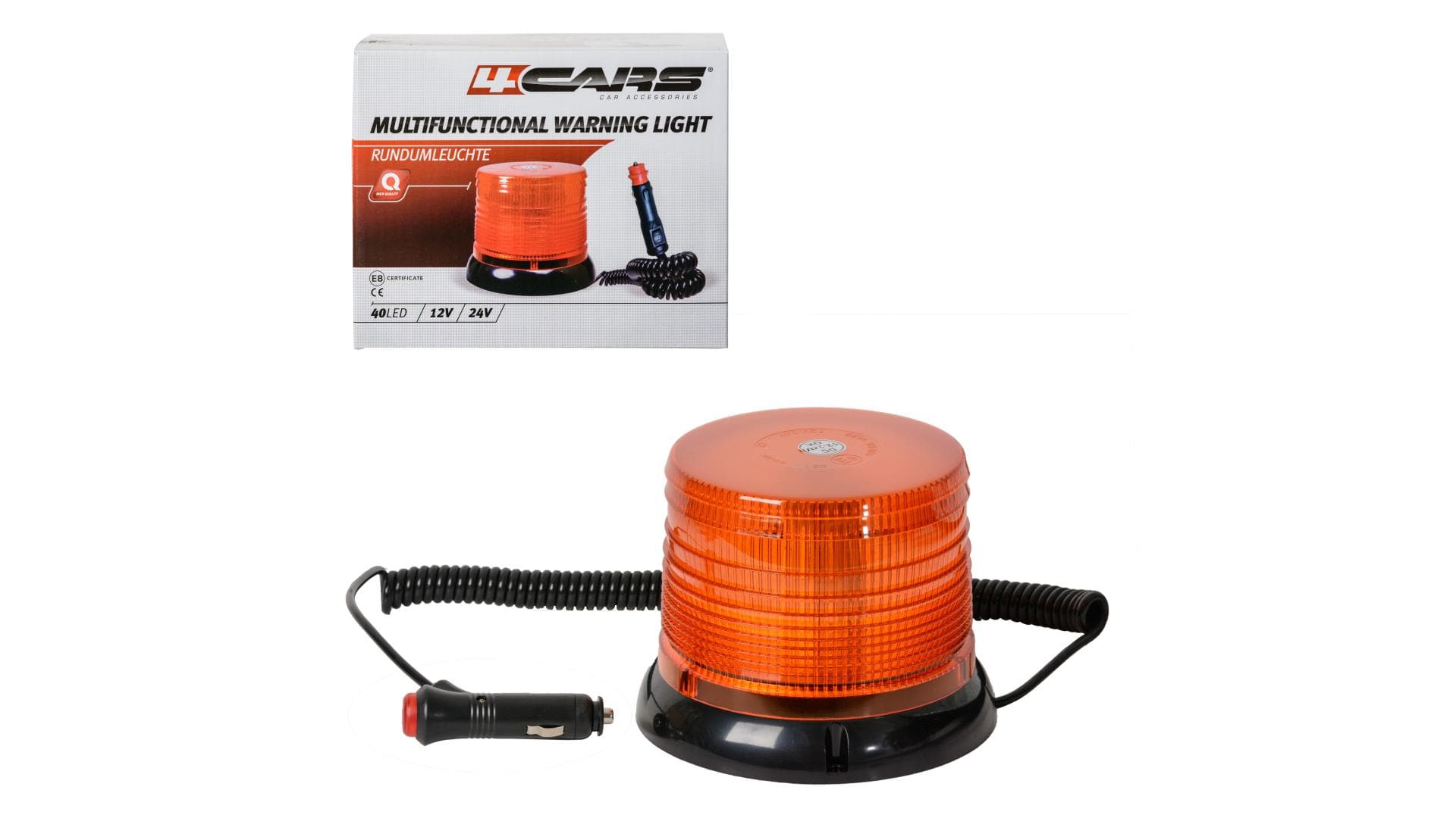 4CARS VIACFUNKČNÉ VÝSTRAŽNÉ SVETLO 12/24V 40 LED 1