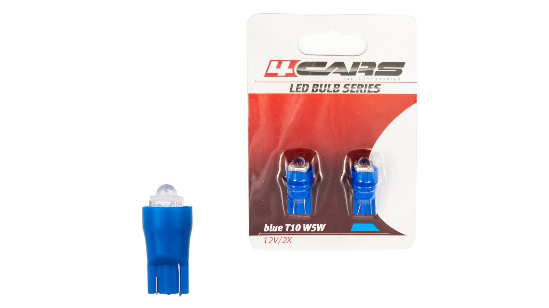4CARS LED ŽIAROVKA 1LED12V T10 MODRÁ 1