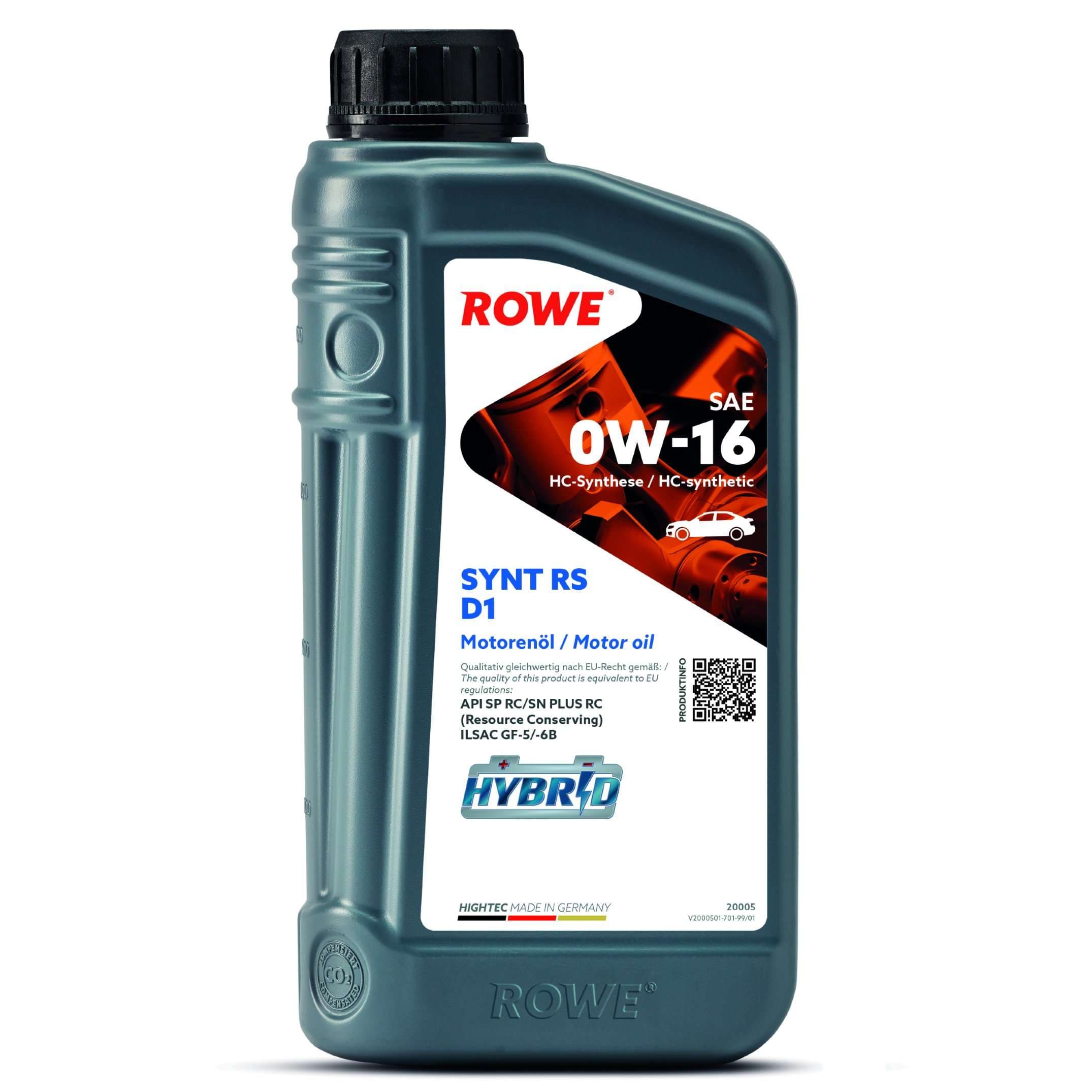 ROWE Rowe Synt RS D1 0W-16 1L 20005-0010-99 1