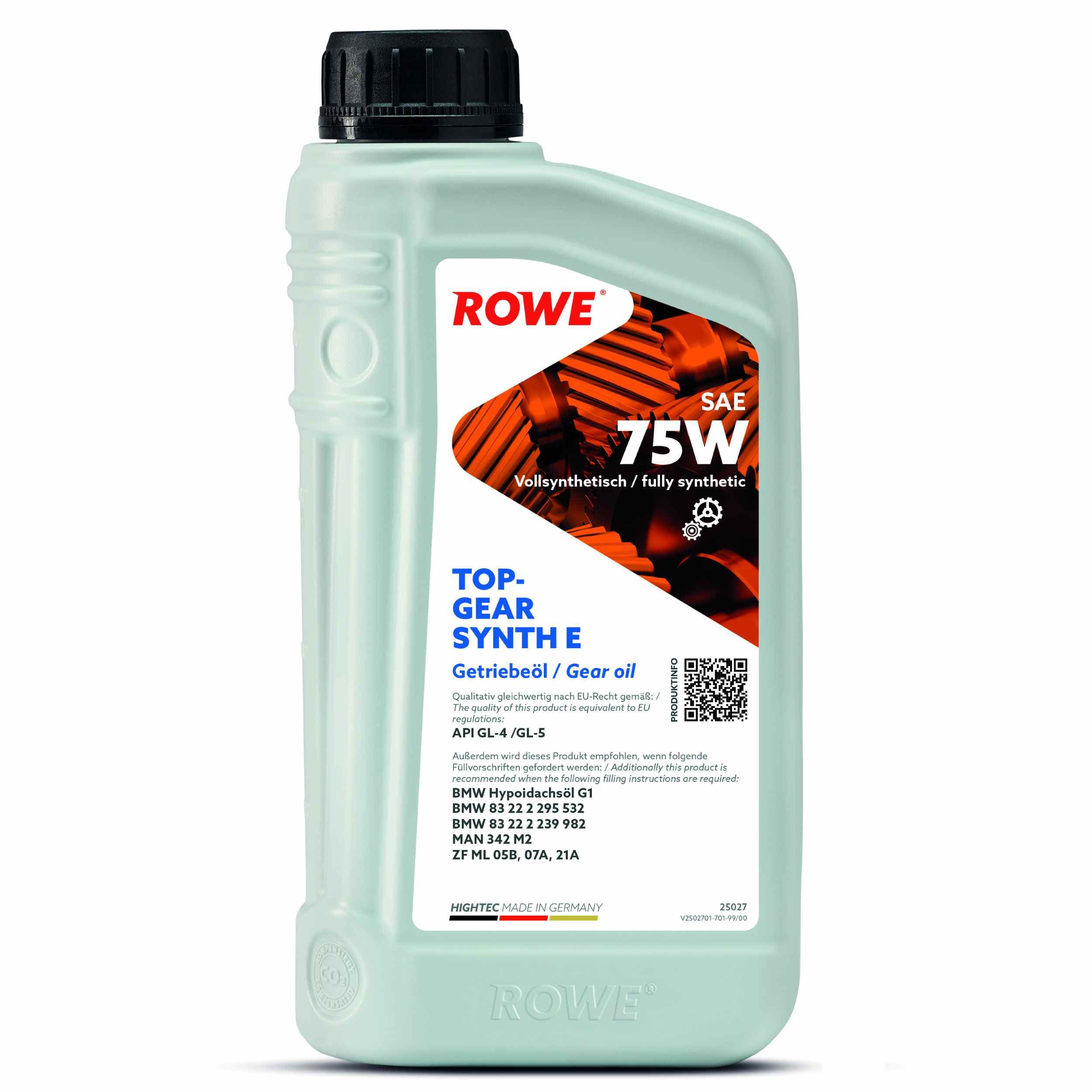 ROWE Rowe Hightec TopGear Synth E 75W 1L 25027-0010-99 1