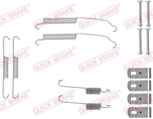 QUICK BRAKE Sada prísluženstva brzdovej čeľuste 105-0015 1