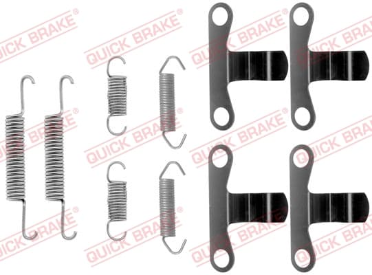 QUICK BRAKE Sada prísluženstva čeľustí parkovacej brzdy 105-0506 1