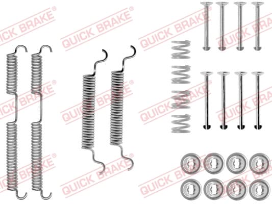 QUICK BRAKE Sada prísluženstva brzdovej čeľuste 105-0513 1