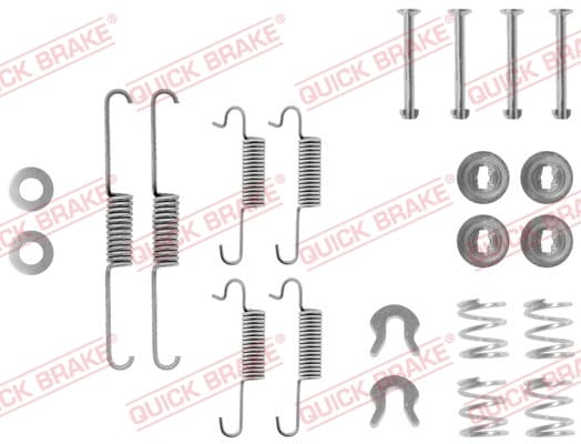 QUICK BRAKE Sada prísluženstva brzdovej čeľuste 105-0533 1