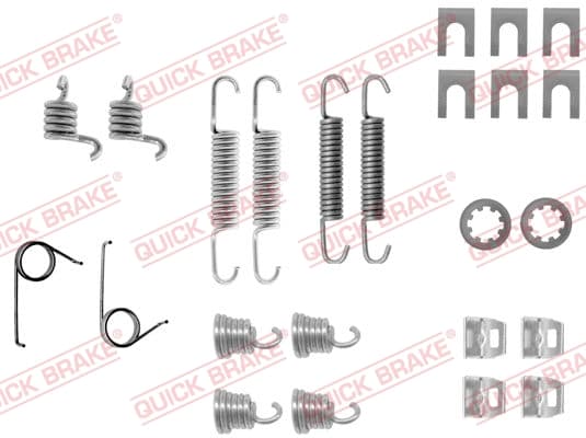 QUICK BRAKE Sada prísluženstva brzdovej čeľuste 105-0554 1