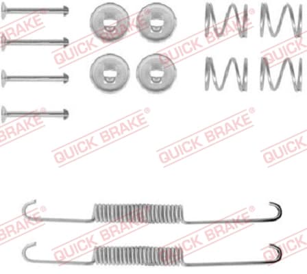 QUICK BRAKE Sada prísluženstva brzdovej čeľuste 105-0586 1