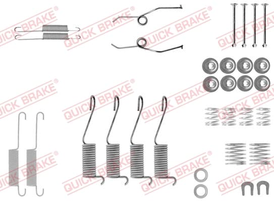 QUICK BRAKE Sada prísluženstva brzdovej čeľuste 1050697 1