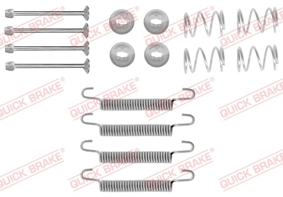 QUICK BRAKE Sada prísluženstva čeľustí parkovacej brzdy 1050711 1