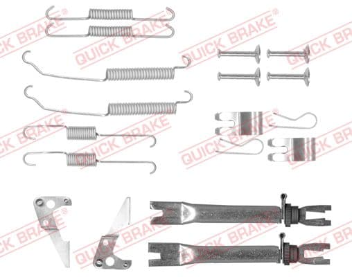 QUICK BRAKE Sada prísluženstva brzdovej čeľuste 105-0882S 1