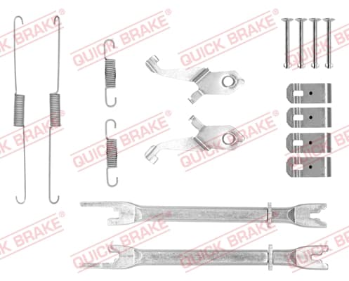 QUICK BRAKE Sada prísluženstva brzdovej čeľuste 105-0888S 1
