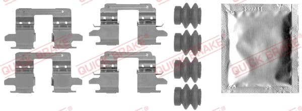 QUICK BRAKE Sada prísluženstva obloženia kotúčovej brzdy 1090005 1