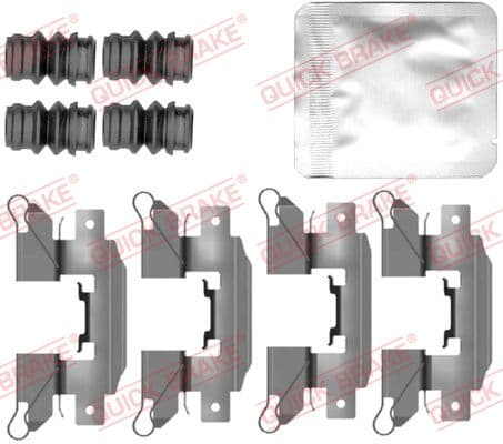 QUICK BRAKE Sada prísluženstva obloženia kotúčovej brzdy 109-0151 1