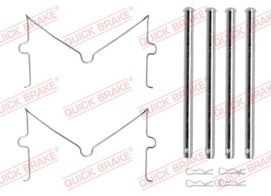 QUICK BRAKE Sada prísluženstva obloženia kotúčovej brzdy 109-0180 1