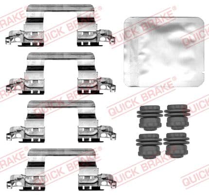 QUICK BRAKE Sada prísluženstva obloženia kotúčovej brzdy 109-0187 1