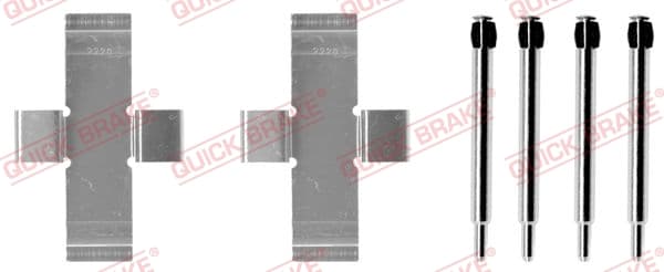 QUICK BRAKE Sada prísluženstva obloženia kotúčovej brzdy 109-0913 1