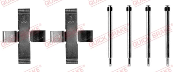 QUICK BRAKE Sada prísluženstva obloženia kotúčovej brzdy 109-0925 1