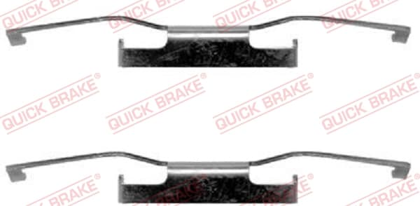 QUICK BRAKE Sada prísluženstva obloženia kotúčovej brzdy 109-1011 1