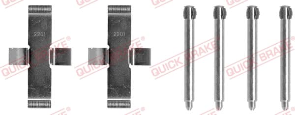 QUICK BRAKE Sada prísluženstva obloženia kotúčovej brzdy 1091037 1