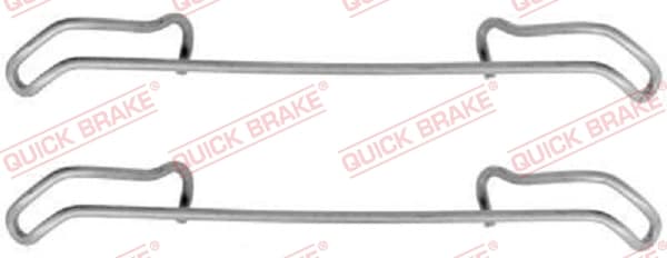 QUICK BRAKE Sada prísluženstva obloženia kotúčovej brzdy 1091056 1