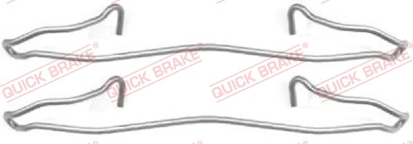QUICK BRAKE Sada prísluženstva obloženia kotúčovej brzdy 1091057 1
