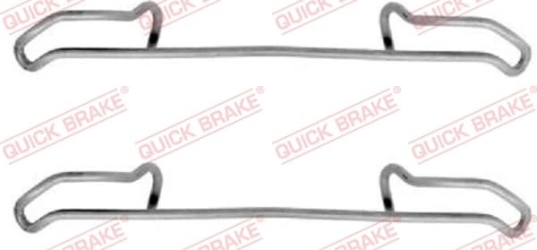 QUICK BRAKE Sada prísluženstva obloženia kotúčovej brzdy 1091085 1