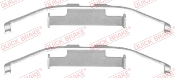 QUICK BRAKE Sada prísluženstva obloženia kotúčovej brzdy 1091097 1