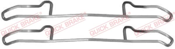 QUICK BRAKE Sada prísluženstva obloženia kotúčovej brzdy 1091100 1