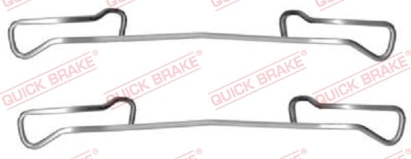 QUICK BRAKE Sada prísluženstva obloženia kotúčovej brzdy 1091150 1
