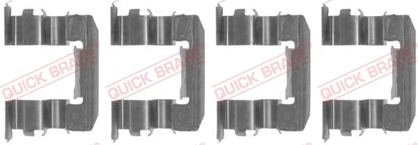 QUICK BRAKE Sada prísluženstva obloženia kotúčovej brzdy 1091184 1