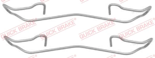 QUICK BRAKE Sada prísluženstva obloženia kotúčovej brzdy 1091187 1